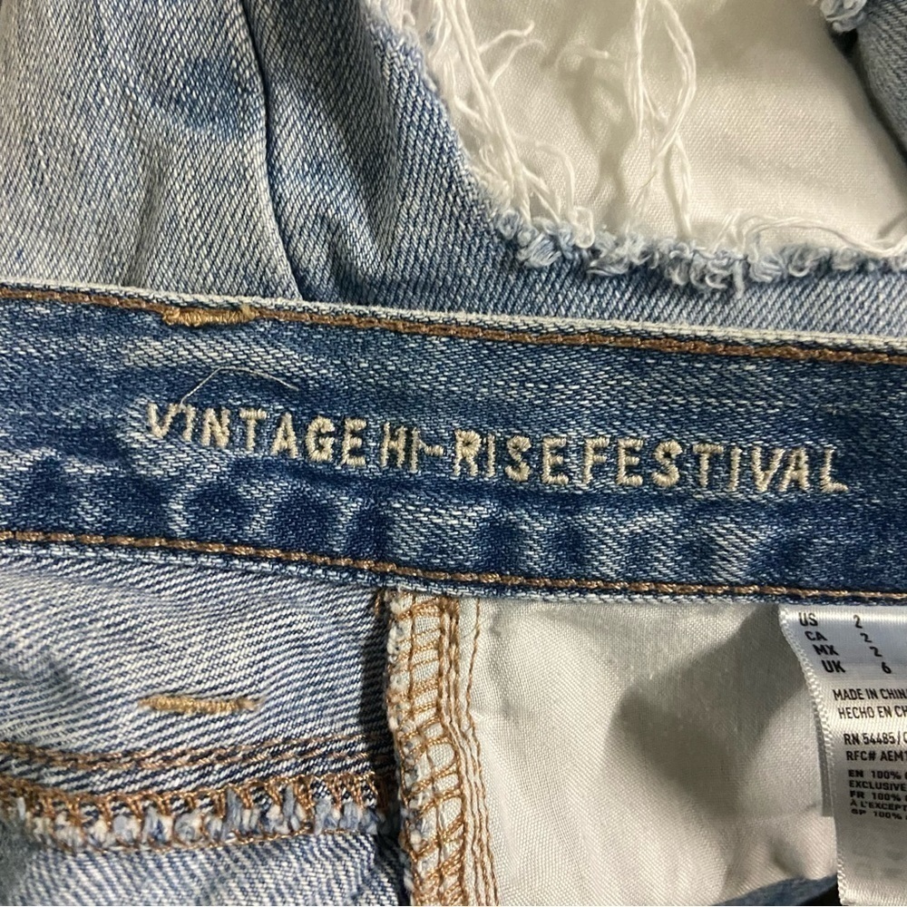American Eagle Vintage Hi-Rise Festival Short Size 2 - Picture 3 of 7